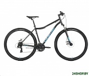 Картинка Велосипед Forward Sporting 29 2.2 D р.19 2022 (черный/бирюзовый)
