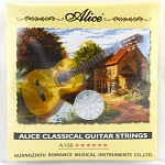 Картинка Комплект струн для 6 струнной классической гитары Alice A106H