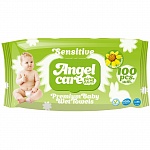 Ping&Vini Angel Детские влажные салфетки, 100шт (травы) [ заказ кратно 2 ]