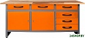 Стол-верстак Baumeister Карстен BTC-008 (оранжевый)