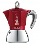 Картинка Гейзерная кофеварка Bialetti Moka Induction (4 порции, красный)