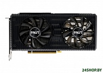 Картинка Видеокарта Palit GeForce RTX 3060 Dual 12GB GDDR6 NE63060019K9-190AD