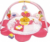 Картинка Коврик развивающий детский Baby Mix Зайка арт. ТК/3133С (розовый)