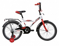 Картинка Детский велосипед NOVATRACK Astra 20 (белый/красный, 2020) (203ASTRA.WT20)