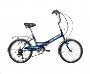 Картинка Детский велосипед Novatrack TG-20 Classic 306 FS 2020 20FTG306SV.BL20 (синий)