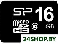 Карта памяти Silicon-Power microSDHC (Class 10) 16 Гб (SP016GBSTH010V10)