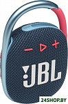 Картинка Беспроводная колонка JBL Clip 4 (темно-синий/розовый)