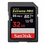 Картинка Карта памяти SanDisk Extreme PRO V30 SDHC 32GB [SDSDXXG-032G-GN4IN]