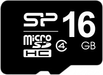 Картинка Карта памяти Silicon-Power microSDHC (Class 4) 16 Гб (SP016GBSTH004V10)