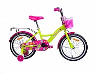 Картинка Детский велосипед AIST Lilo 18 (лимонный/розовый, 2020)