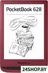 Картинка Электронная книга PocketBook 628 (красный)
