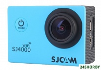 Картинка Экшен-камера SJCAM SJ4000 WiFi (голубой)