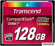 Картинка Карта памяти Transcend 800x CompactFlash Premium 128GB (TS128GCF800)