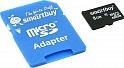 Карта памяти Smart Buy microSDHC Class 10 8GB + адаптер (SB8GBSDCL10-P1)
