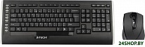 Картинка Клавиатура и мышь A4Tech 9300F Black USB