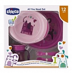 Картинка Комплект посуды Chicco 00016201100000 (Pink)