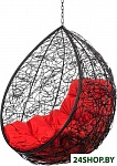 Картинка Кресло подвесное BiGarden Tropica Black BS (без стойки, красная подушка)