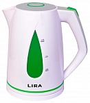 Картинка Электрочайник LIRA LR 0104 (бело-зеленый)