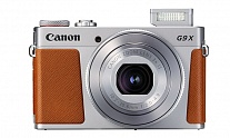 Картинка Фотоаппарат Canon PowerShot G9 X Mark II (серебристый/коричневый)