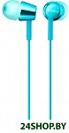 Картинка Наушники с микрофоном Sony MDR-EX155AP (голубой)