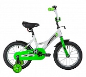 Картинка Детский велосипед NOVATRACK 143STRIKE.WTG20 (белый-зелёный)