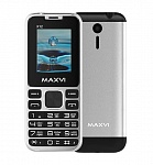 Картинка Мобильный телефон Maxvi X12 (серебристый)