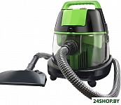 Картинка Моющий пылесос Ginzzu VS731 (черный/зеленый)