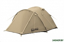 Картинка Треккинговая палатка Tramp Lite Camp 3 TLT-007s (песочный)