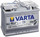 Картинка Автомобильный аккумулятор Varta Silver Dynamic AGM E39 570901076 (70 А/ч)