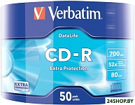 Картинка Диски Verbatim DL Extra Protection 700Mb 52x 50 шт. (043787)