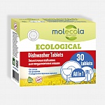 Molecola Таблетки для ПММ экологичные, 30 шт