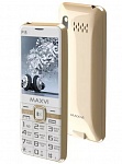 Картинка Мобильный телефон Maxvi P15 (белый/золотистый)