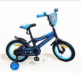 Картинка Детский велосипед Favorit Biker 14 (синий) (BIK-14BL)