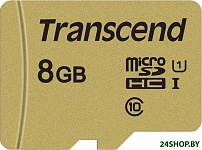 Картинка Карта памяти Transcend microSDHC 500S 8GB (TS8GUSD500S)