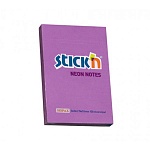 Картинка Блок самоклеящийся бумажный Stickn Hopax 21208 (фиолетовый)
