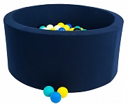 Картинка Сухой бассейн Misioo 90x30 200 шаров (темно-синий)