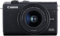 Картинка Фотоаппарат Canon EOS M200 с объективом 3699C010 (чёрный)
