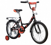 Картинка Детский велосипед Novatrack Urban 18 183URBAN.BK20 (черный/красный, 2020)