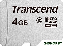 Картинка Карта памяти Transcend microSDHC 300S 4GB (TS4GUSD300S)