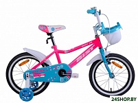Картинка Детский велосипед Aist Wiki 18 (розовый/бирюзовый, 2019)
