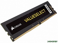 Картинка Оперативная память CORSAIR Corsair Memory 1x4GB DDR4 PC4-21300 (CMV4GX4M1A2666C18)