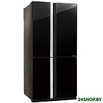 Картинка Четырёхдверный холодильник Sharp SJGX98PBK
