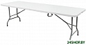 Стол Calviano Складной, прямоугольный 244x75.5 см (белый)