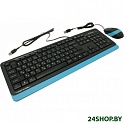 Клавиатура + мышь A4Tech Fstyler F1010 Blue