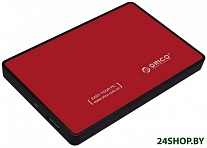 Картинка Бокс для жесткого диска Orico 2588US3-RD (красный)