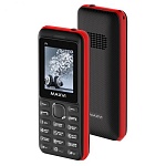 Картинка Мобильный телефон MAXVI P1 (black/red)