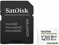 Картинка Карта памяти SanDisk High Endurance microSDXC SDSQQNR-128G-GN6IA 128GB (с адаптером)