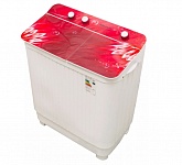 Картинка Стиральная машина BRAVO WMM-60PG (стекл. крышка, бордовые цветы)