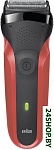 Картинка Электробритва Braun Series 3 300s (красный)