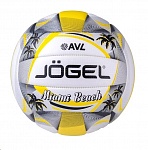 Картинка Мяч Jogel Miami Beach JGL-18098 (5 размер, белый/серый/желтый)